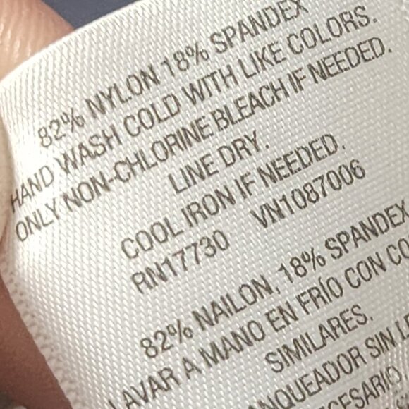 Massimo Black and White Polka Dot Striped Straps Nylon Span Bikini Top Size S - Picture 14 of 16